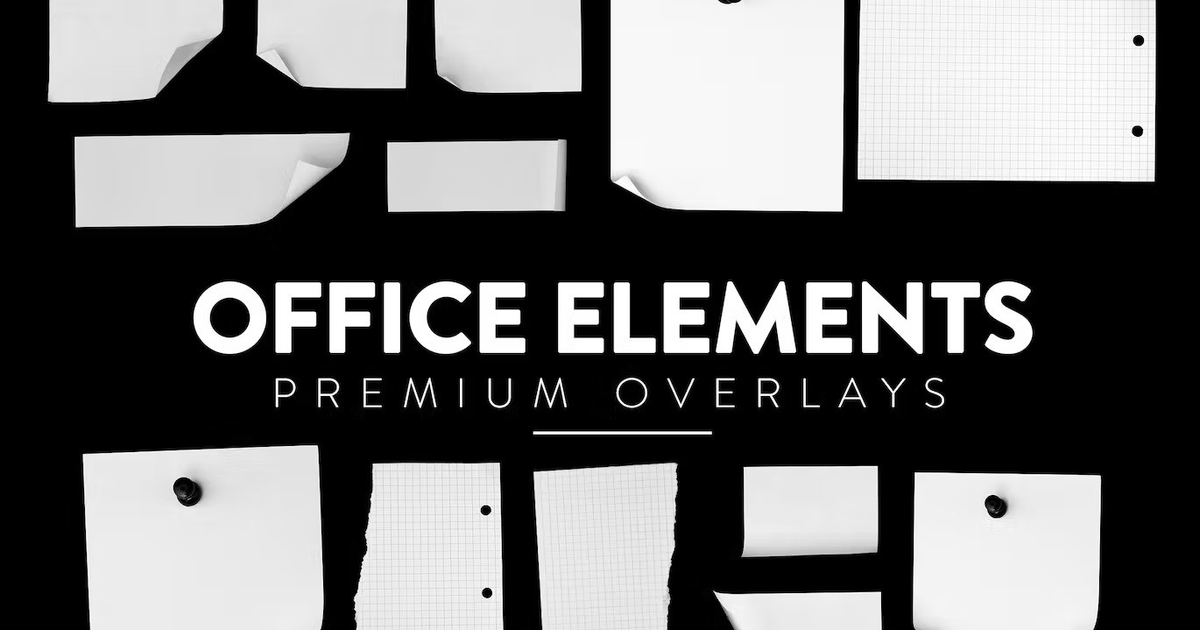 20 Office Elements Textures — Teletype