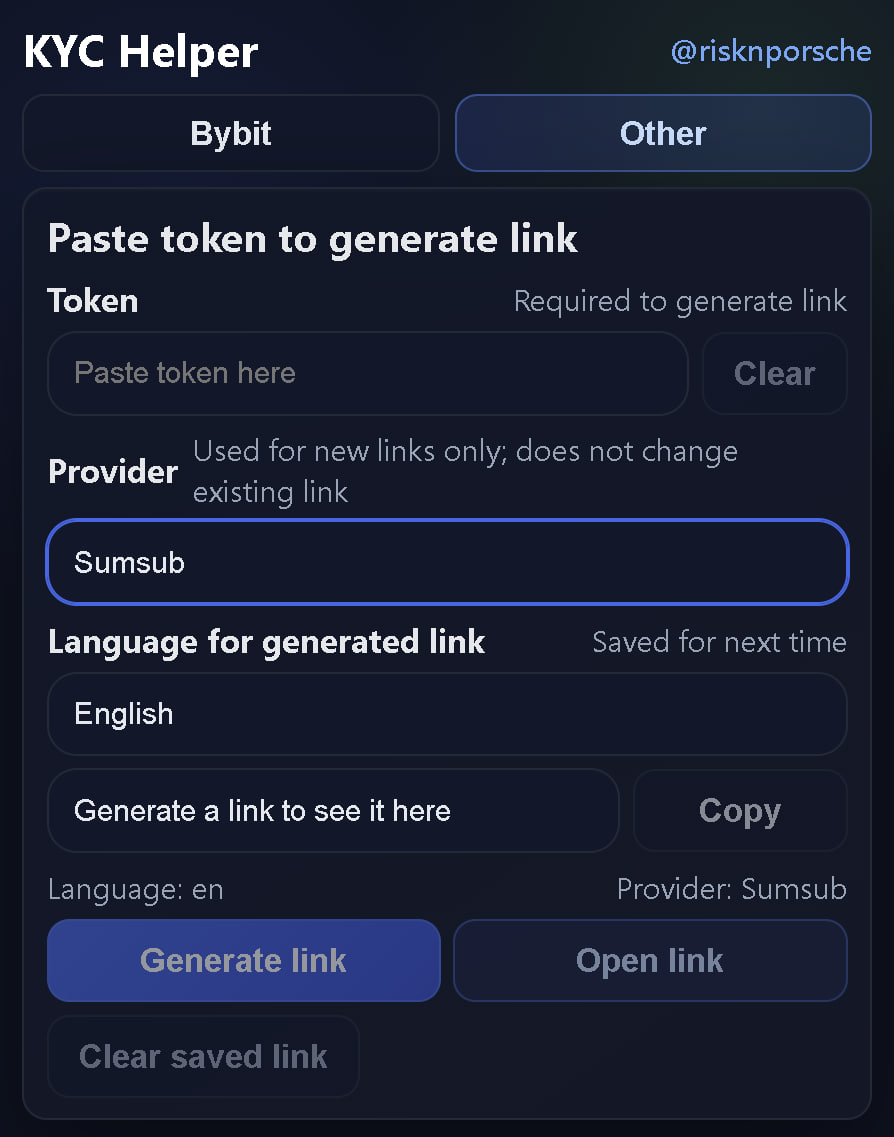 KYC Helper User Guide — Teletype