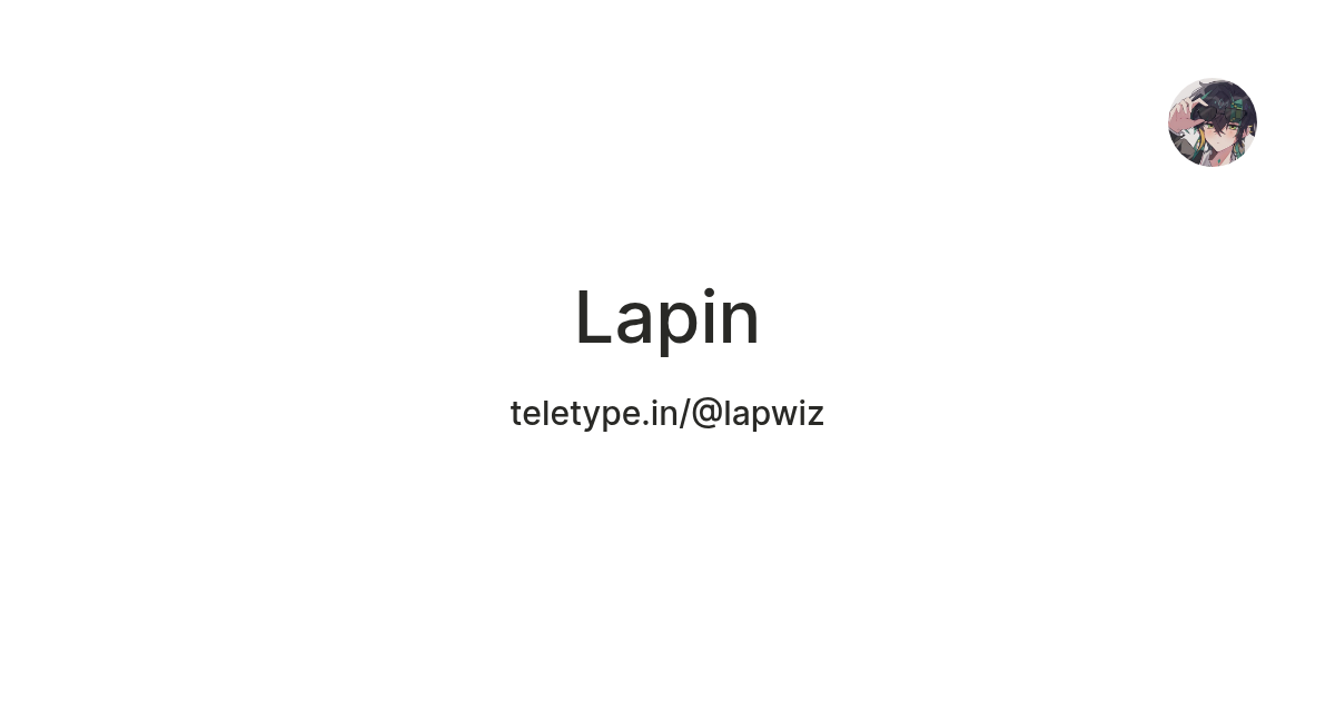 Lapin — Teletype