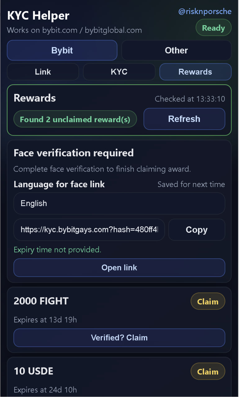 KYC Helper User Guide — Teletype