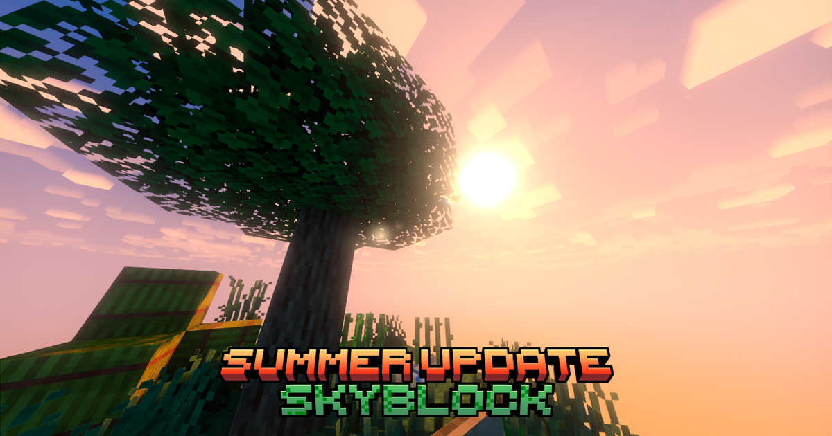 Sunshine | SkyBlock летнее обновление! Сезон - 2 — Teletype