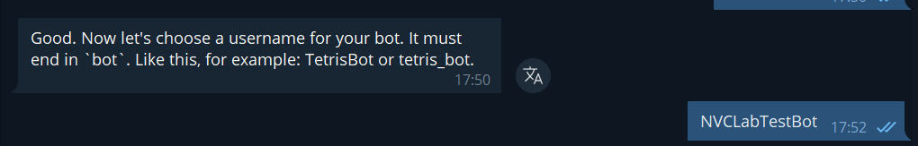 Создание бота в telegram — Teletype