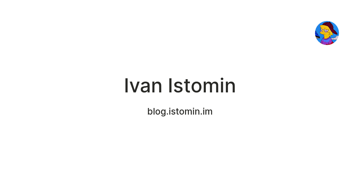 Ivan Istomin — Teletype