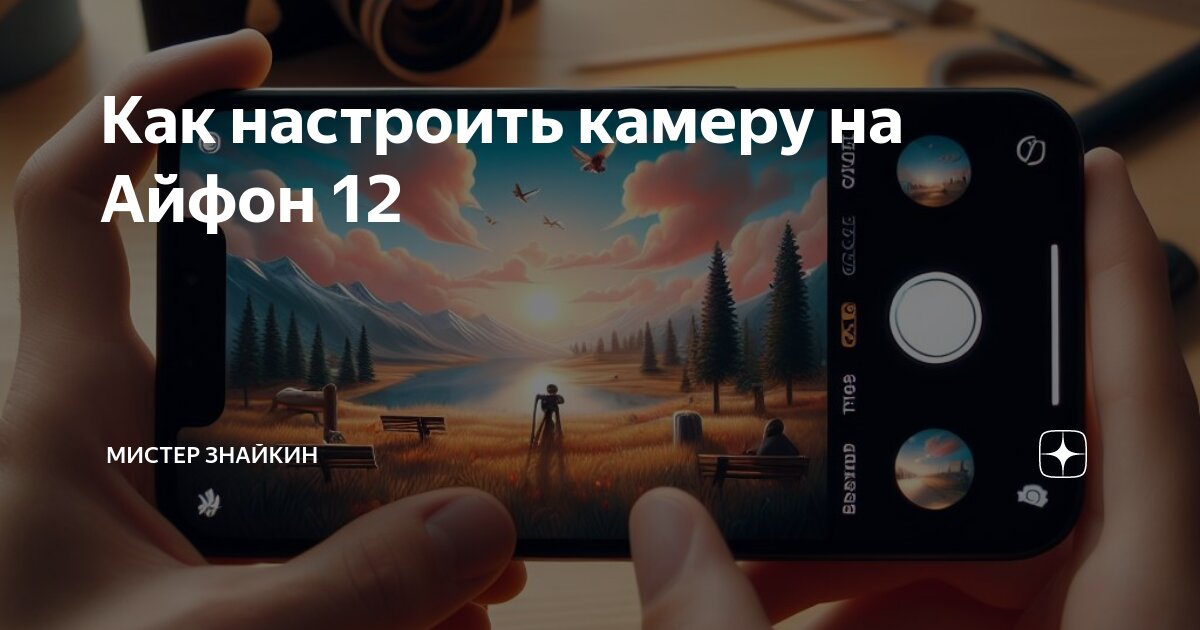 Как настроить камеру на Айфон 12 — Teletype