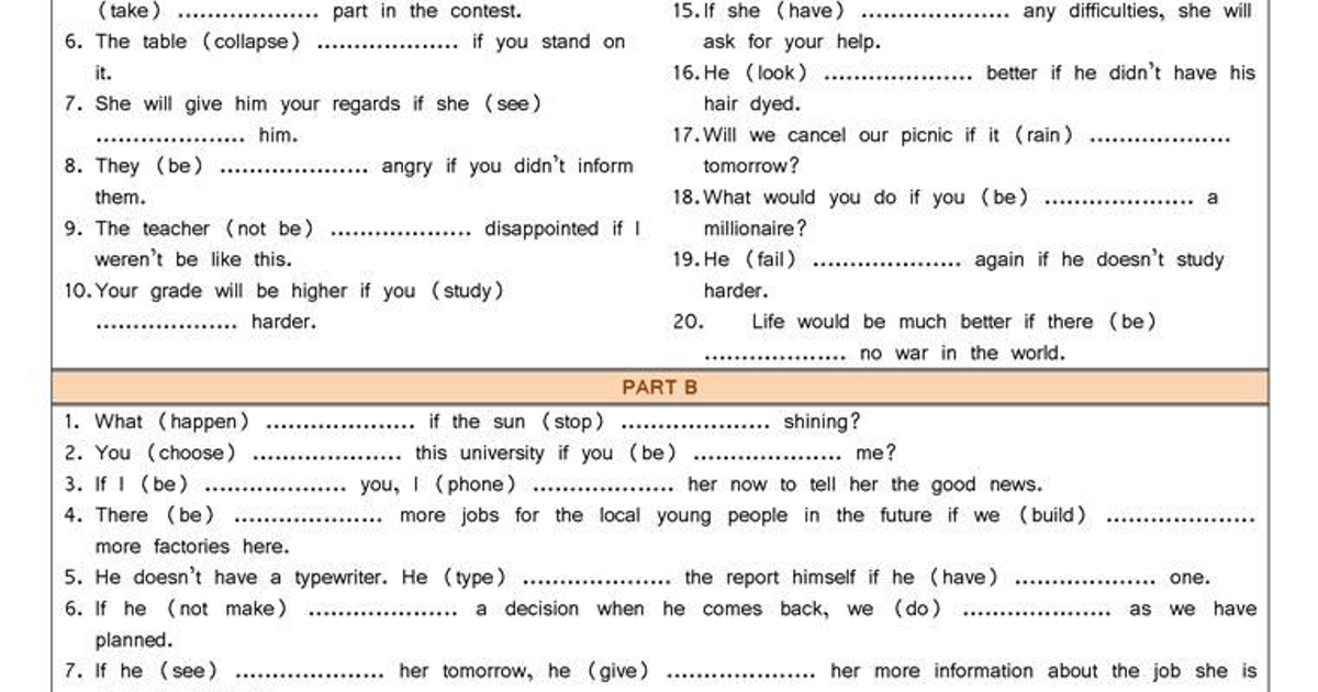 Lesson 20. Conditionals. Type 3. — Teletype