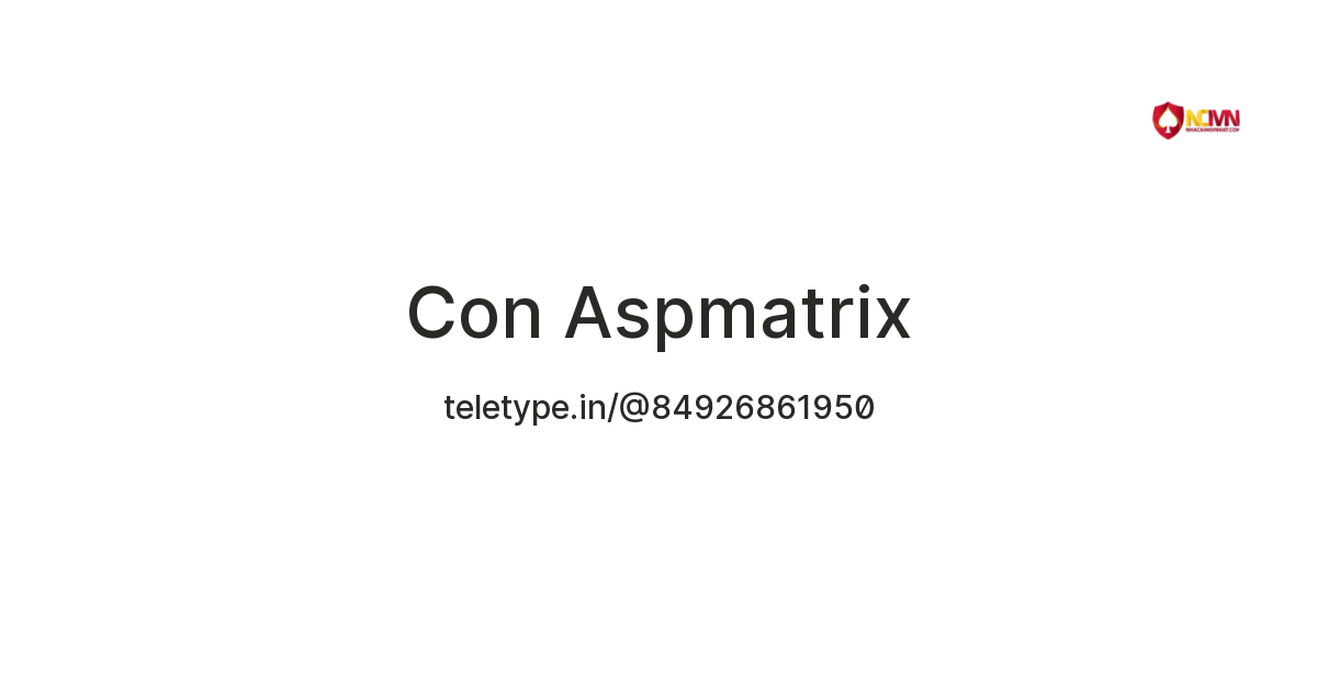 Aspmatrixcom — Teletype