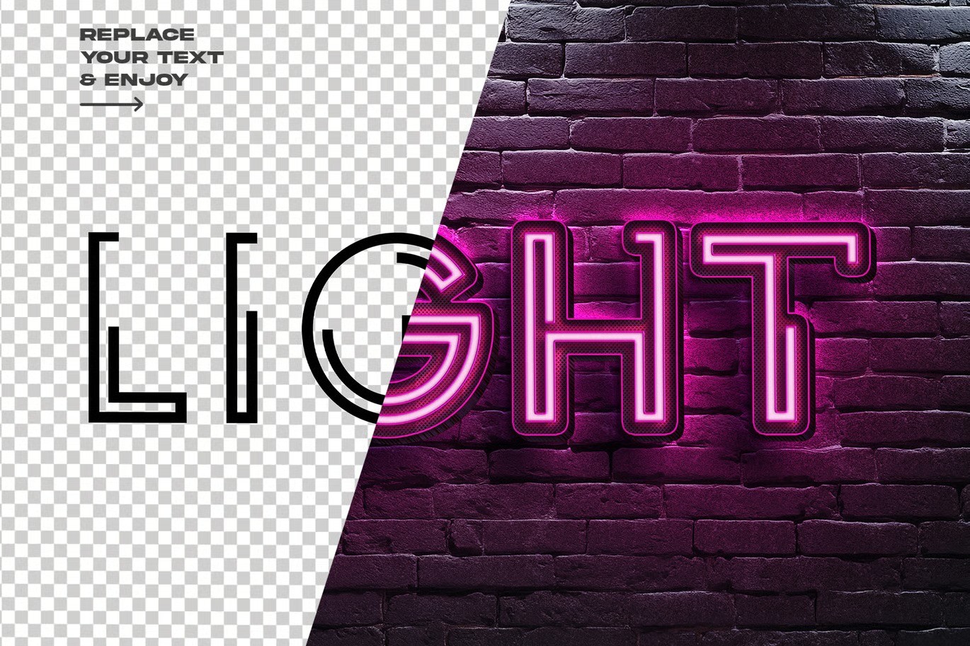 Neon Light Text Effect — Teletype
