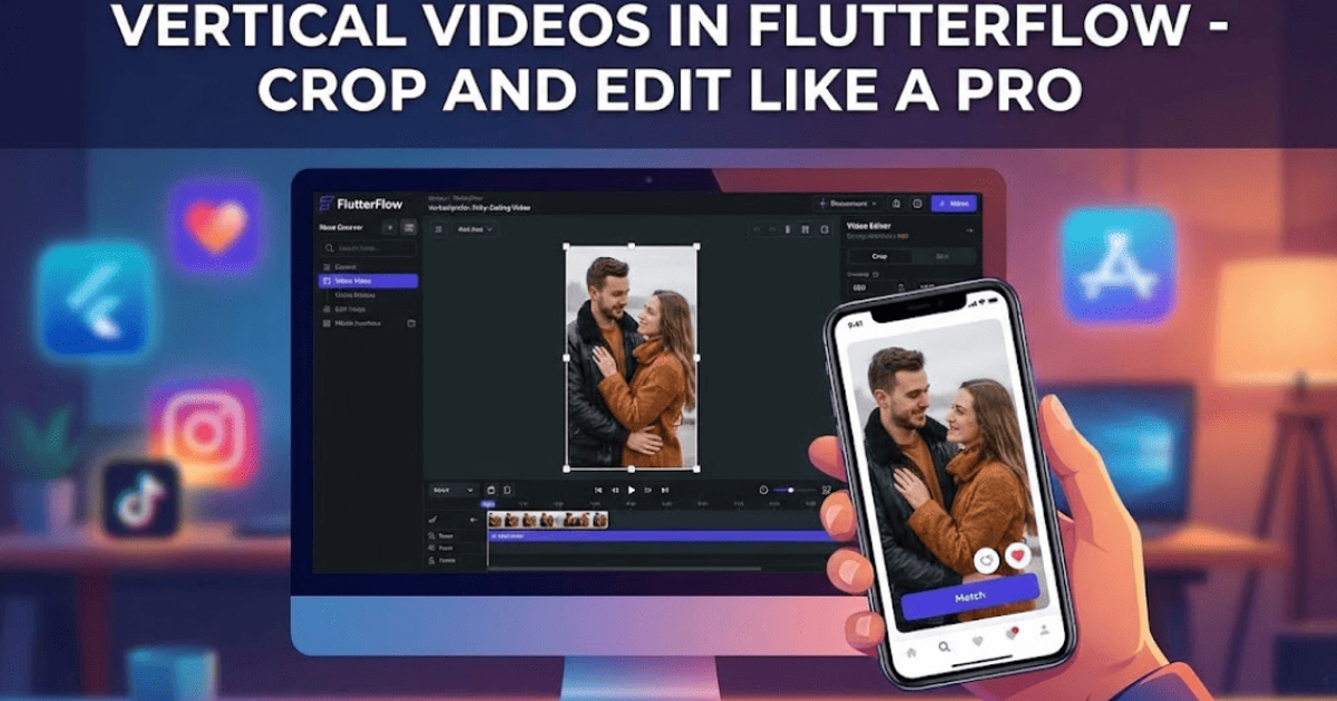 Vertical Videos in FlutterFlow - Crop and Edit Like a Pro — Teletype