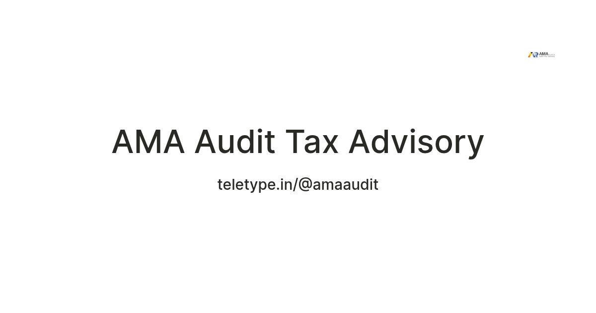 AMA Audit Tax Advisory — Teletype