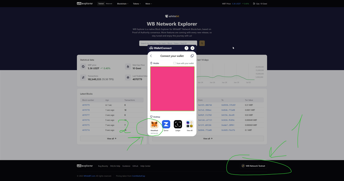 WhiteBit TestNet Guide — Teletype