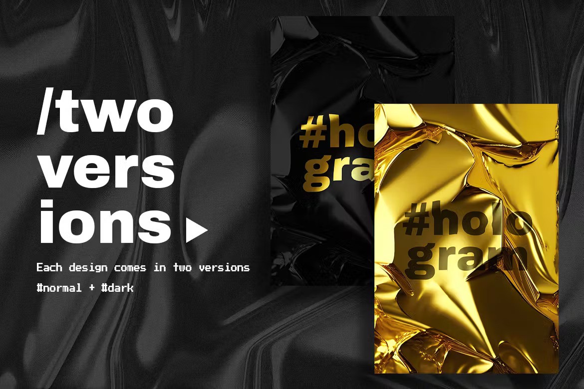 Gold Foil Text Effect — Teletype