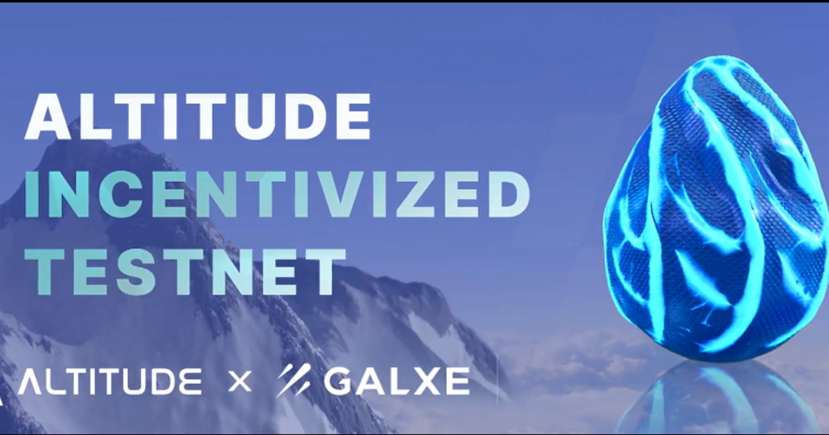ALTITUDE Incentivized Testnet Guide — Step by step. — Teletype
