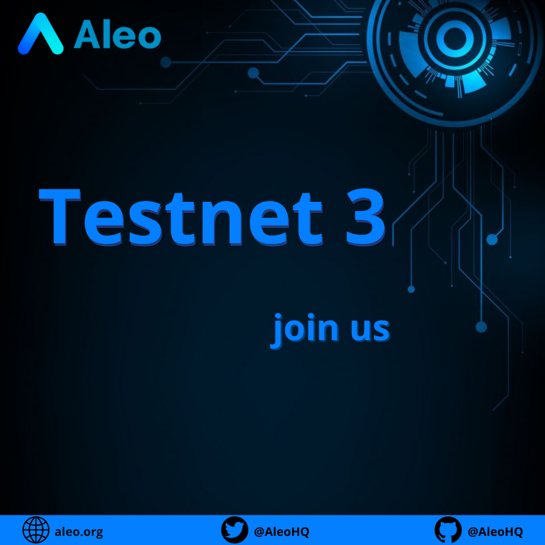 Aleo | testnet 3 — Teletype