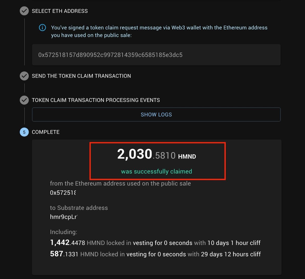 Гайд по клейму токенов HMND в рамках дропа в ноде Humanode — Teletype