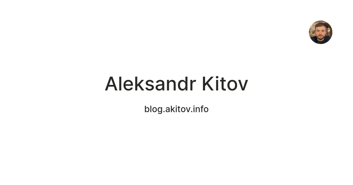Aleksandr Kitov — Teletype