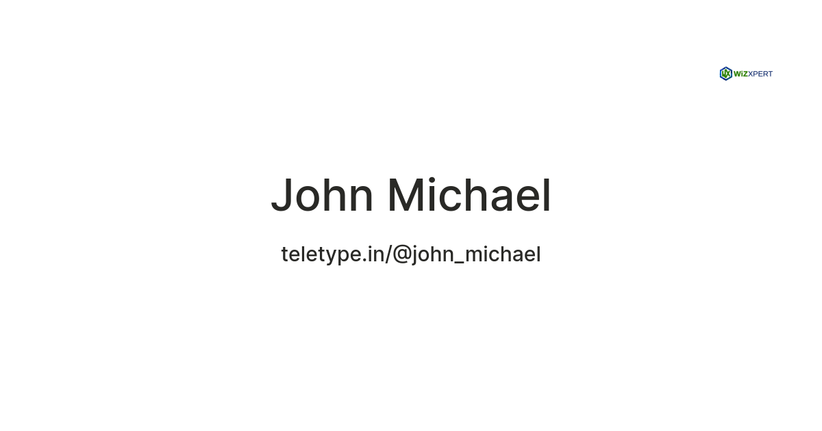 John Michael — Teletype